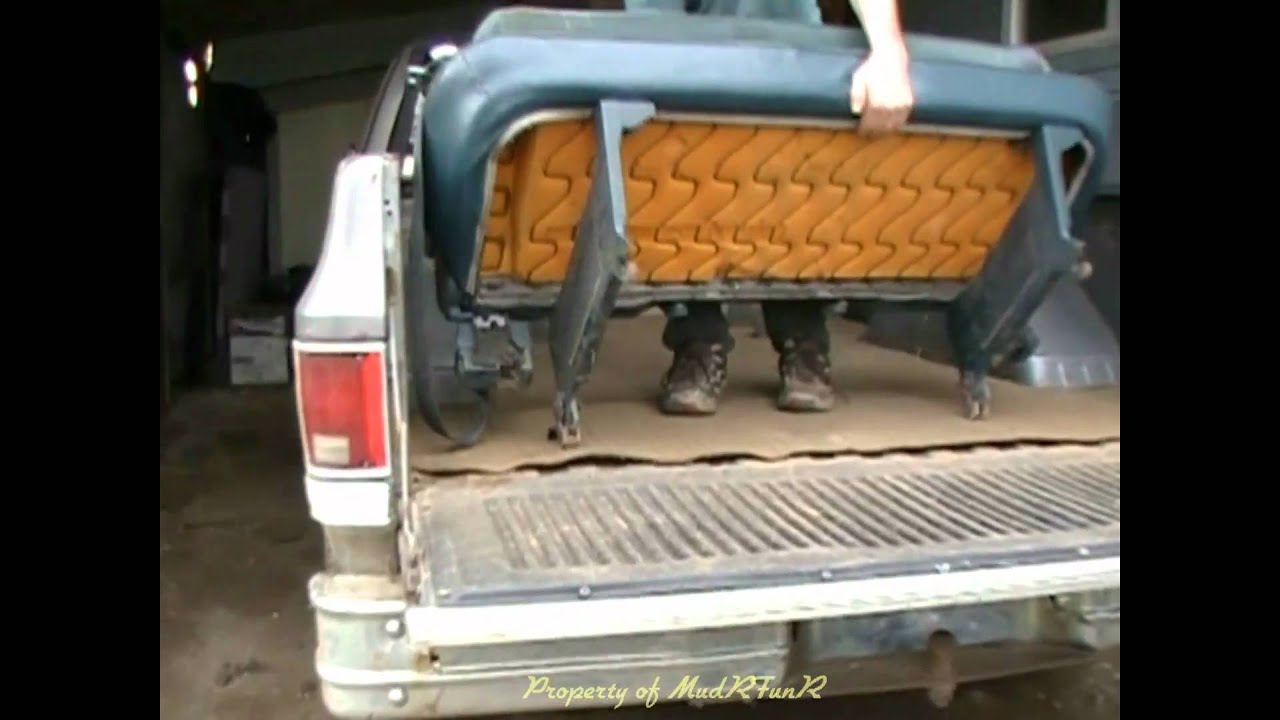 How To Mount a Mud Truck Rear Removable Seat