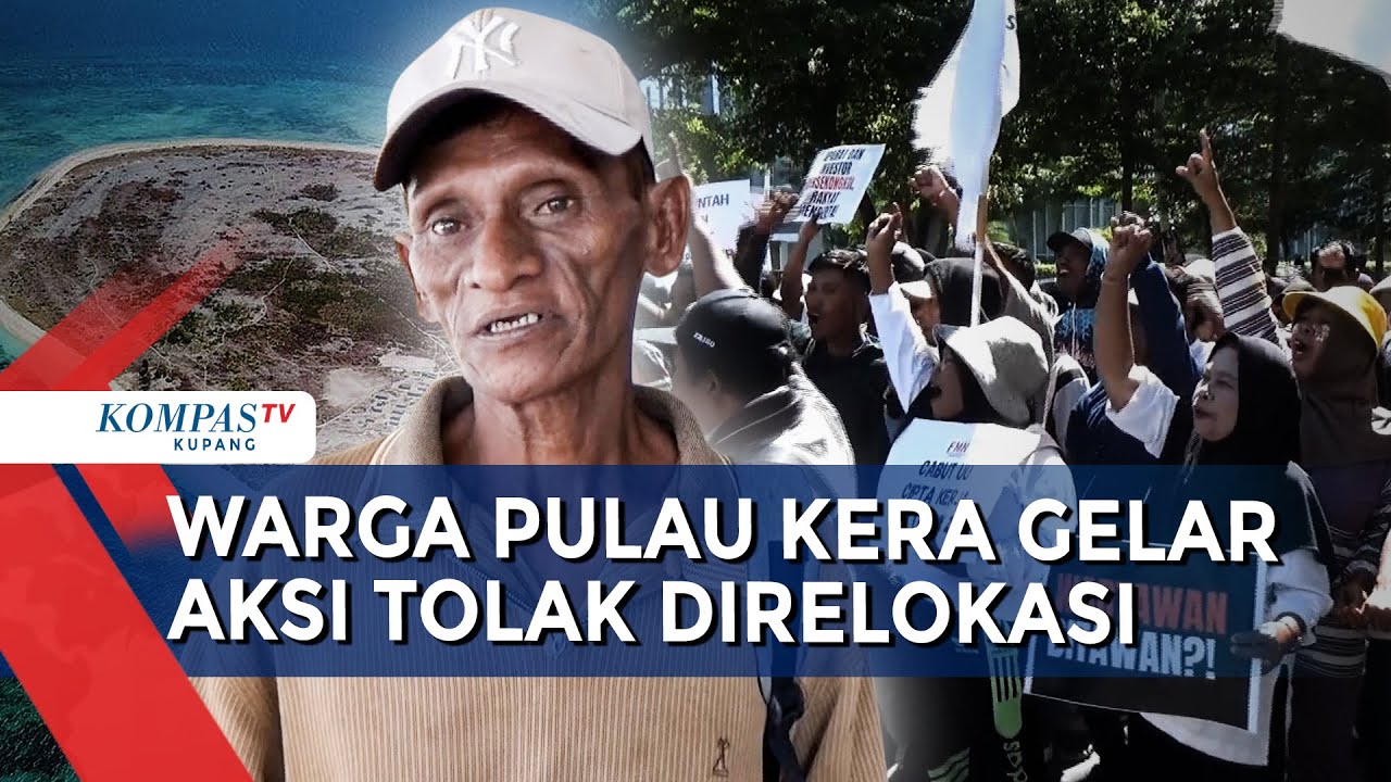 Tolak Direlokasi, Warga Pulau Kera NTT Gelar Aksi Di Depan Kantor DPRD