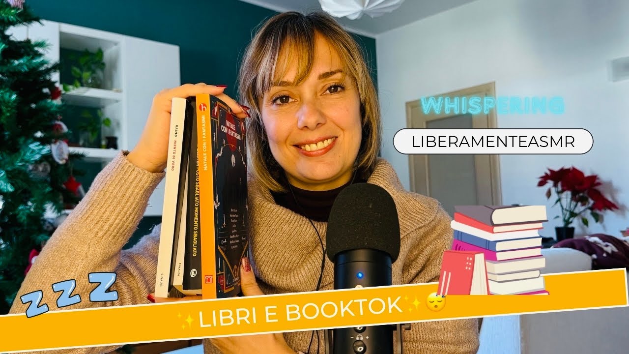 Asmr ita Softspoken ✨Libri e booktok✨ 📗 #showandtell