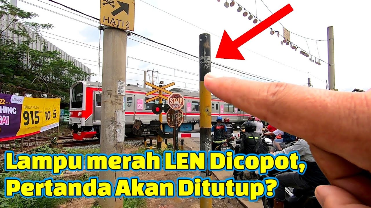 Kondisi Terbaru Perlintasan JPL 95 Cisauk, Lampu Len Dicabut, Pertanda Buruk??