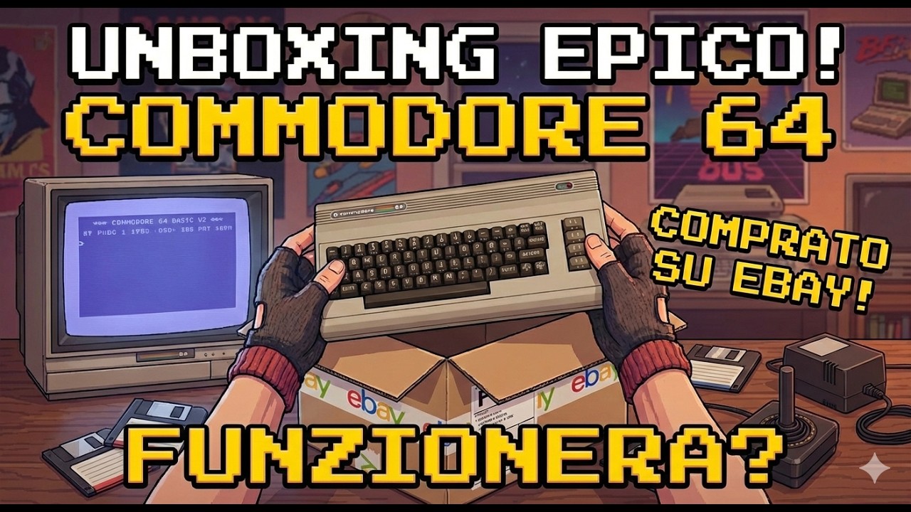 Unboxing COMMODORE 64 da eBay: un affare o un pacco? 🕹️