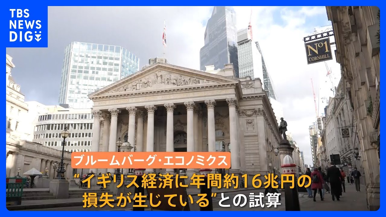 「私たちを一気に崩壊させた」イギリスのEU離脱から3年も厳しい声　約16兆円の損失との試算も｜TBS NEWS DIG