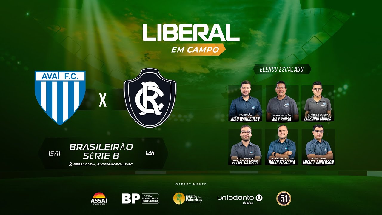 AO VIVO - AVA&Iacute; 3X1 REMO - TRANSMISS&Atilde;O COM NARRA&Ccedil;&Atilde;O