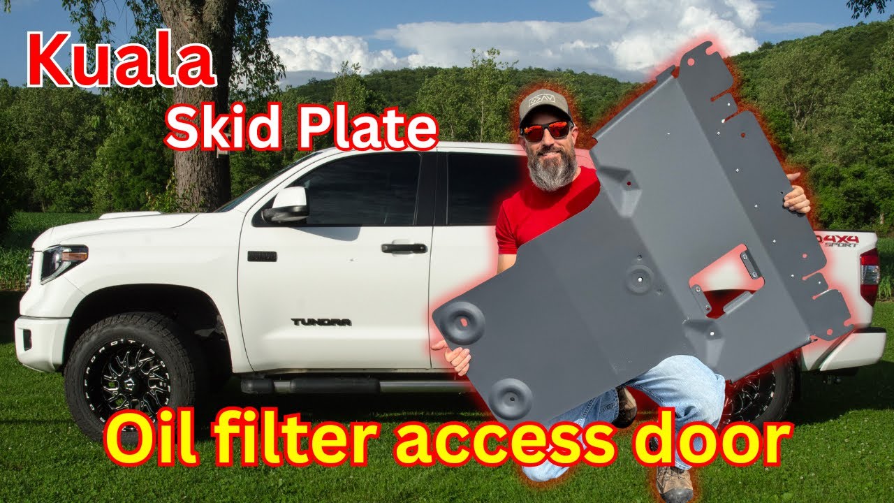 Новое решение для замены масла &mdash; защитная пластина Kuafu с дверцей доступа (Toyota Tundra 2021)