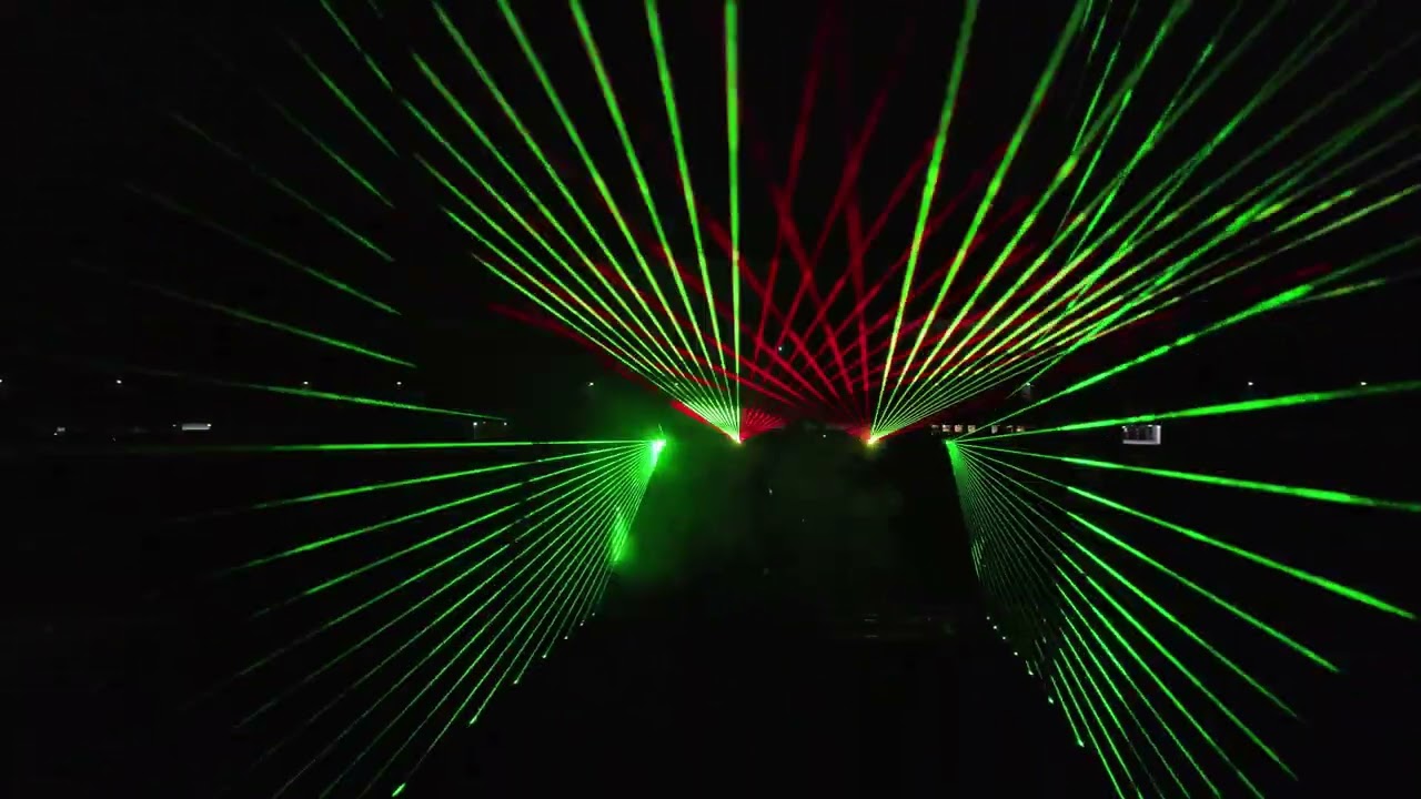 Michael Bublé - Feeling Good, Lasershow at the Olympic Stadium Berlin