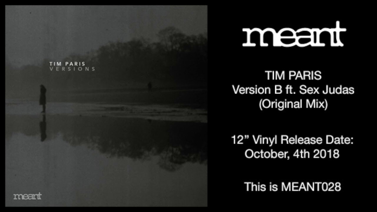 Tim Paris - Versions EP