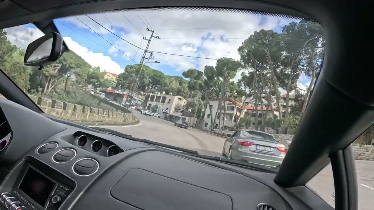 Lamborghini ride in Lebanon