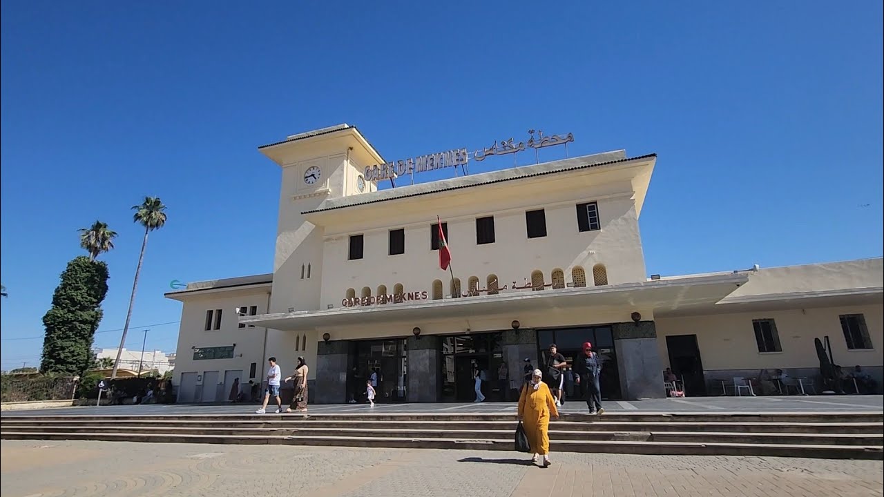 من نافدة القطار مكناس - القنيطرة por la ventanilla del tren meknes- kenitra