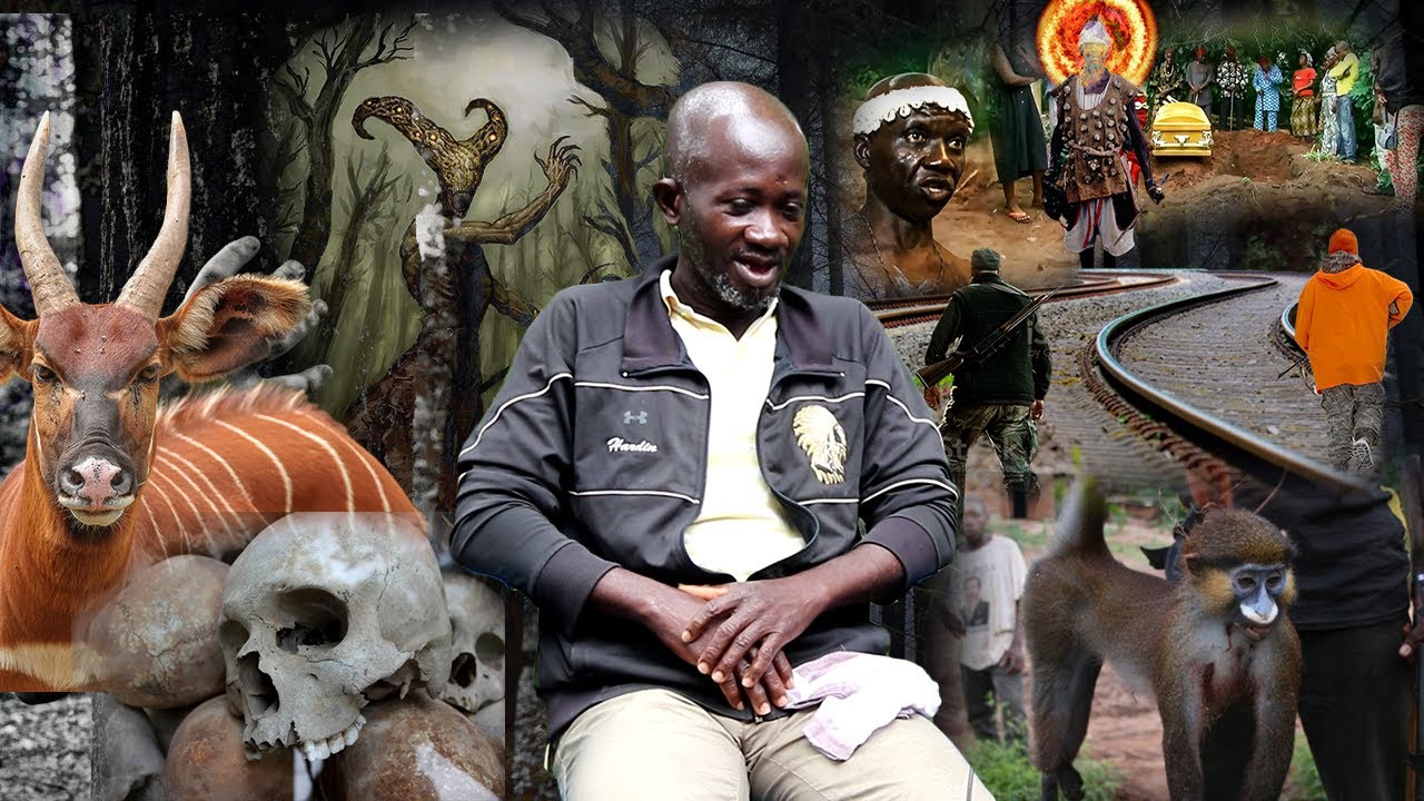 The Untold Story Of How Ghanaian Hunters Hunt For bushmeat - Day And Night, Hunting in Wilderness!