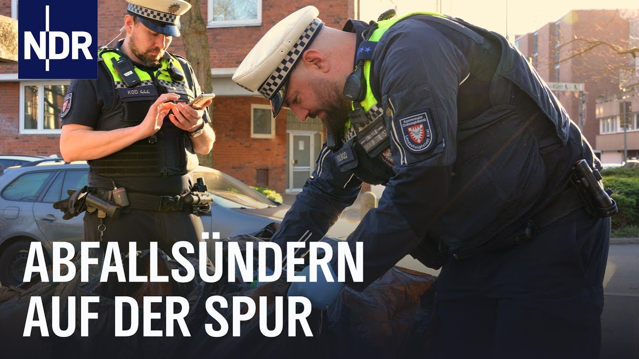 Unterwegs mit M&uuml;llkontrolleuren in Kiel | Die Nordreportage | NDR Doku