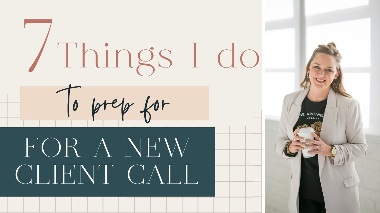 7 Things I do to Prepare for a New Client Call - Interior Design Business 101