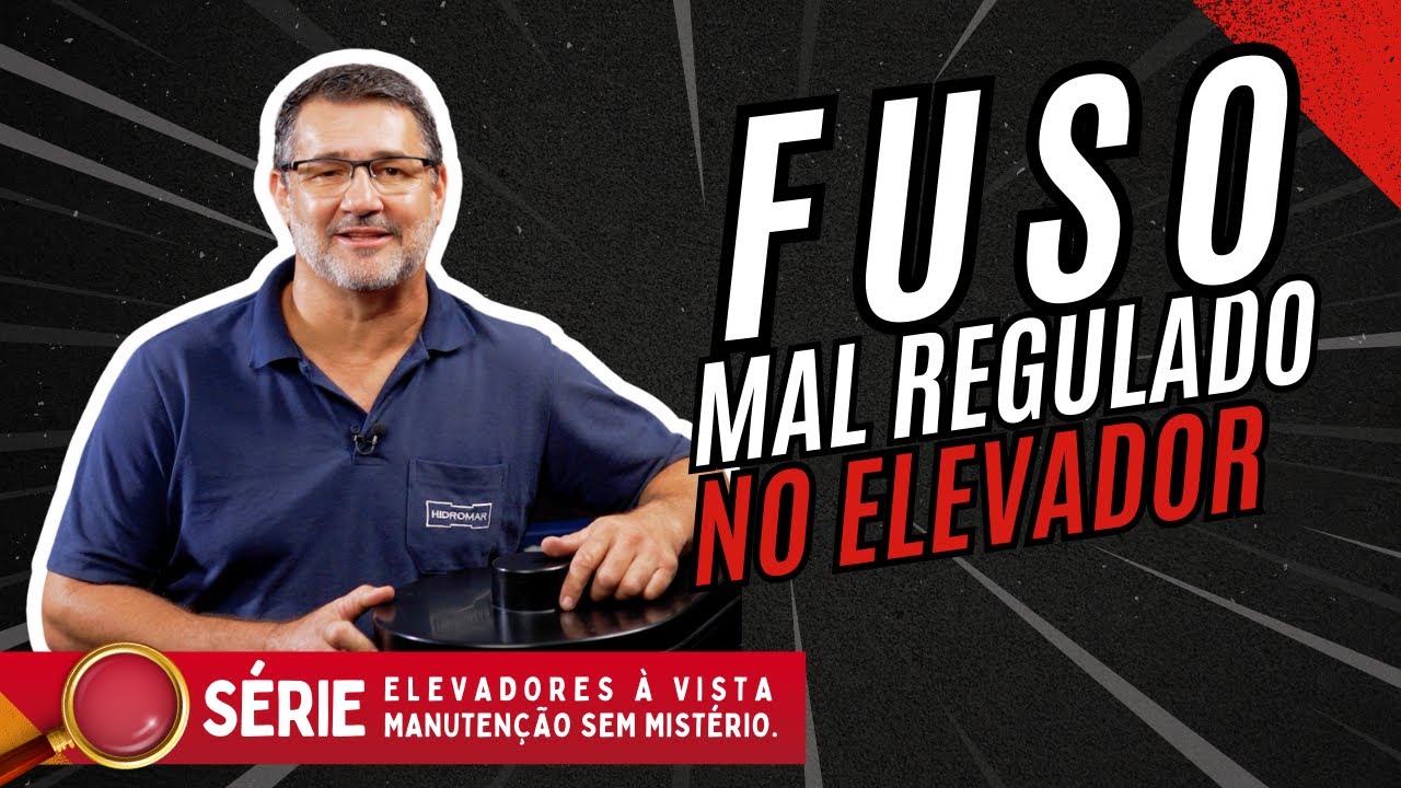ELEVADORES À VISTA - Fuso mal regulado no elevador automotivo