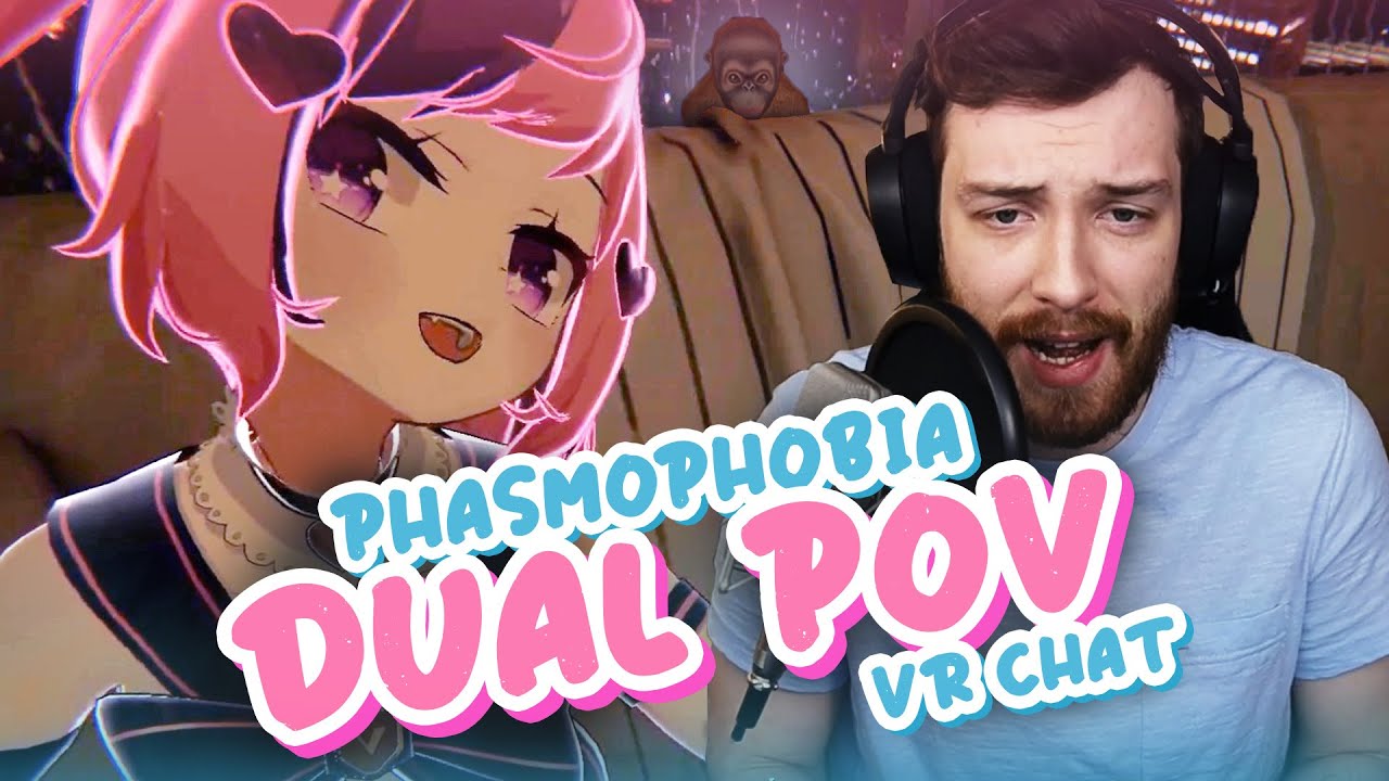 Connor x Ironmouse - Phasmophobia & VR Chat | Full Stream Dual POV [08/01/2022]