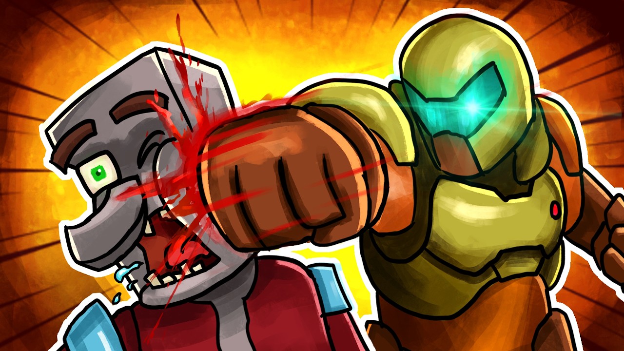 Doom Slayer VS Minecraft : Village