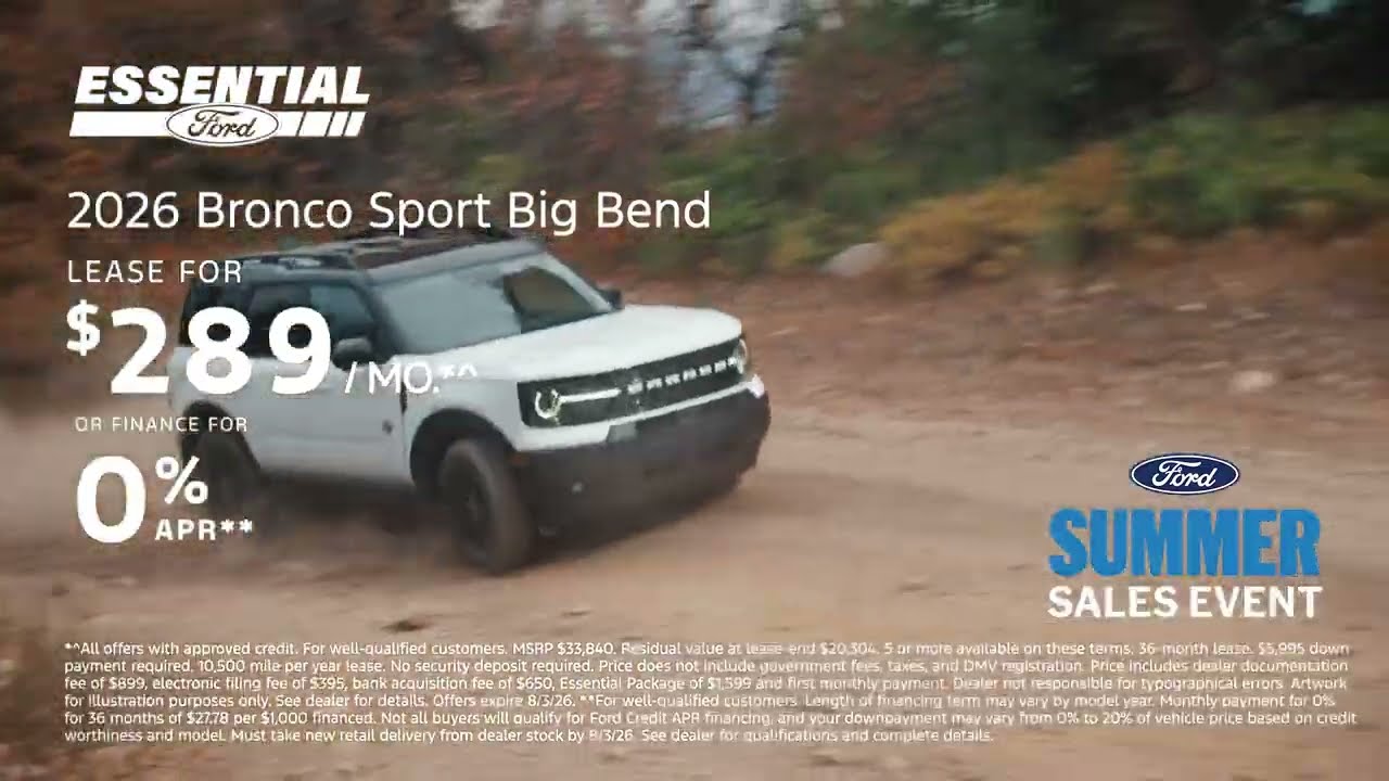 Essential Ford Summer Sales Event