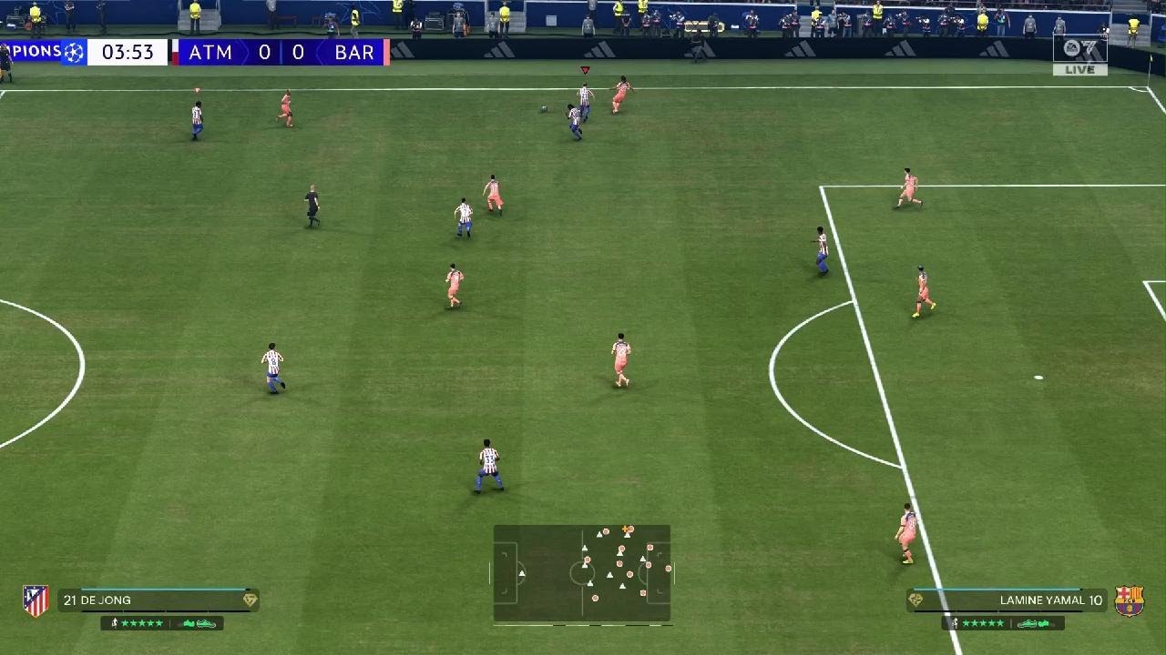 Atlético de Madrid vs Barcelona Champions League Semifinal Ida Leyenda - Fifa 26
