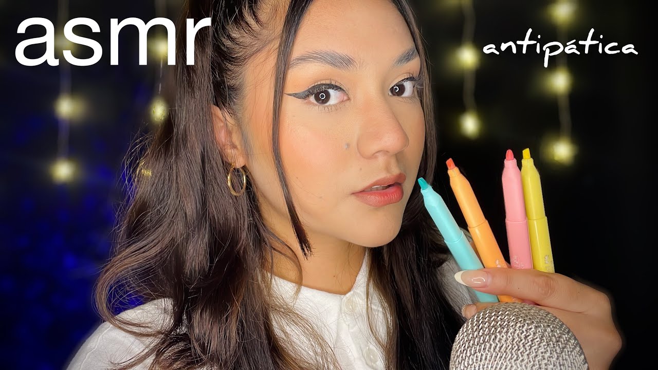 LA MORRA DE LOS PLUMONES DE REGRESO A CLASES 📚🖍️ASMR EN ESPAÑOL