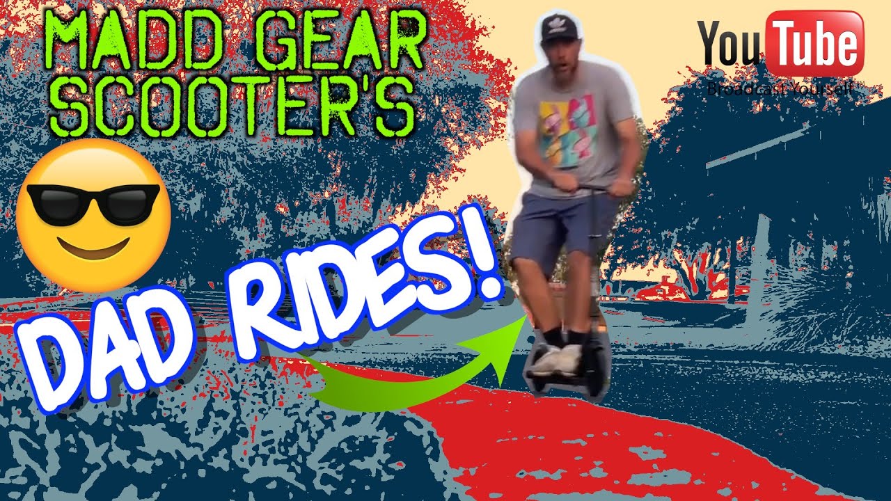 Обзор самоката Madd Gear | KRUZER 200 и CARVE PRO &mdash; Папа нашел идеальный самокат для катания с де...