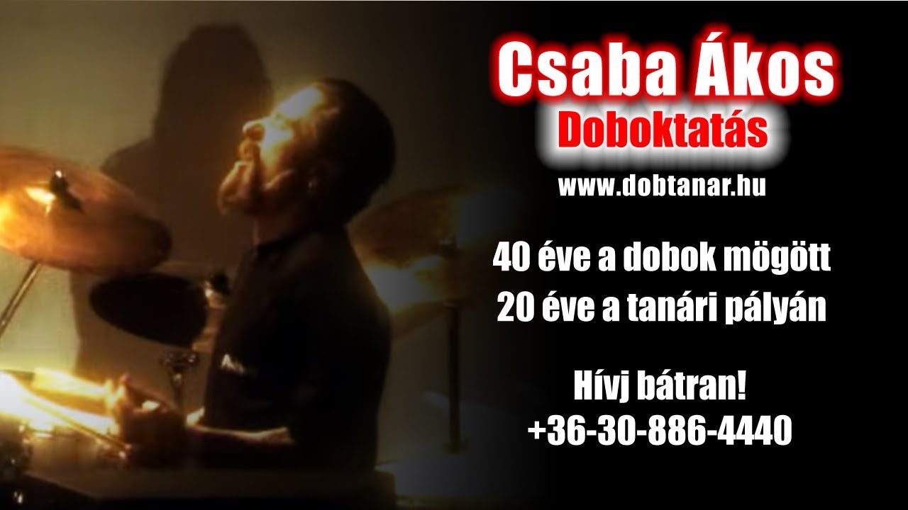 Doboktatás | Paradiddle függetlenítés | Dobtanár