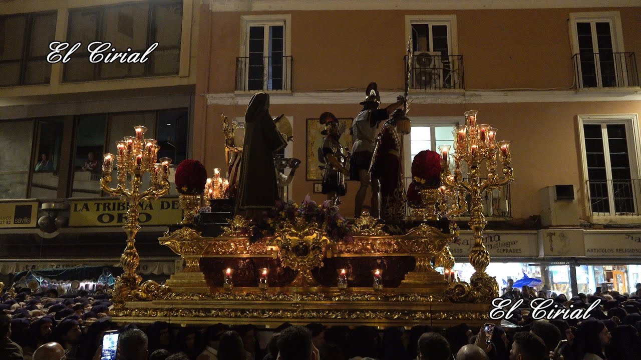 CRISTO DE LA SENTENCIA MALAGA 2023 TRIBUNA DE LOS POBRES 4K
