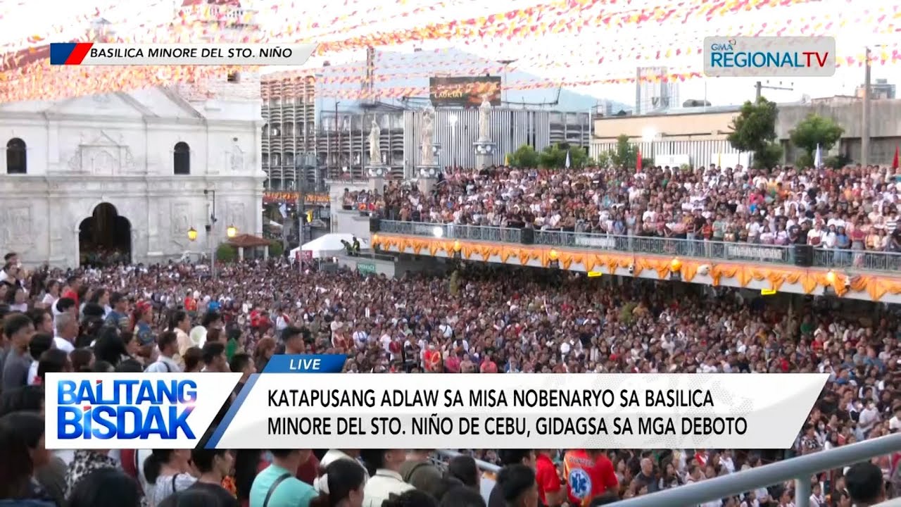 Balitang Bisdak: Katapusang adlaw sa misa nobenaryo sa Basilica, gidagsa