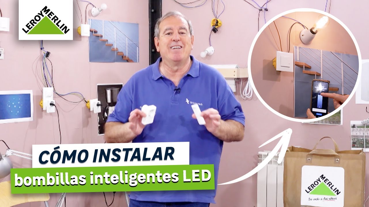 Cómo instalar bombillas inteligentes LED con @Bricocrack | LEROY MERLIN