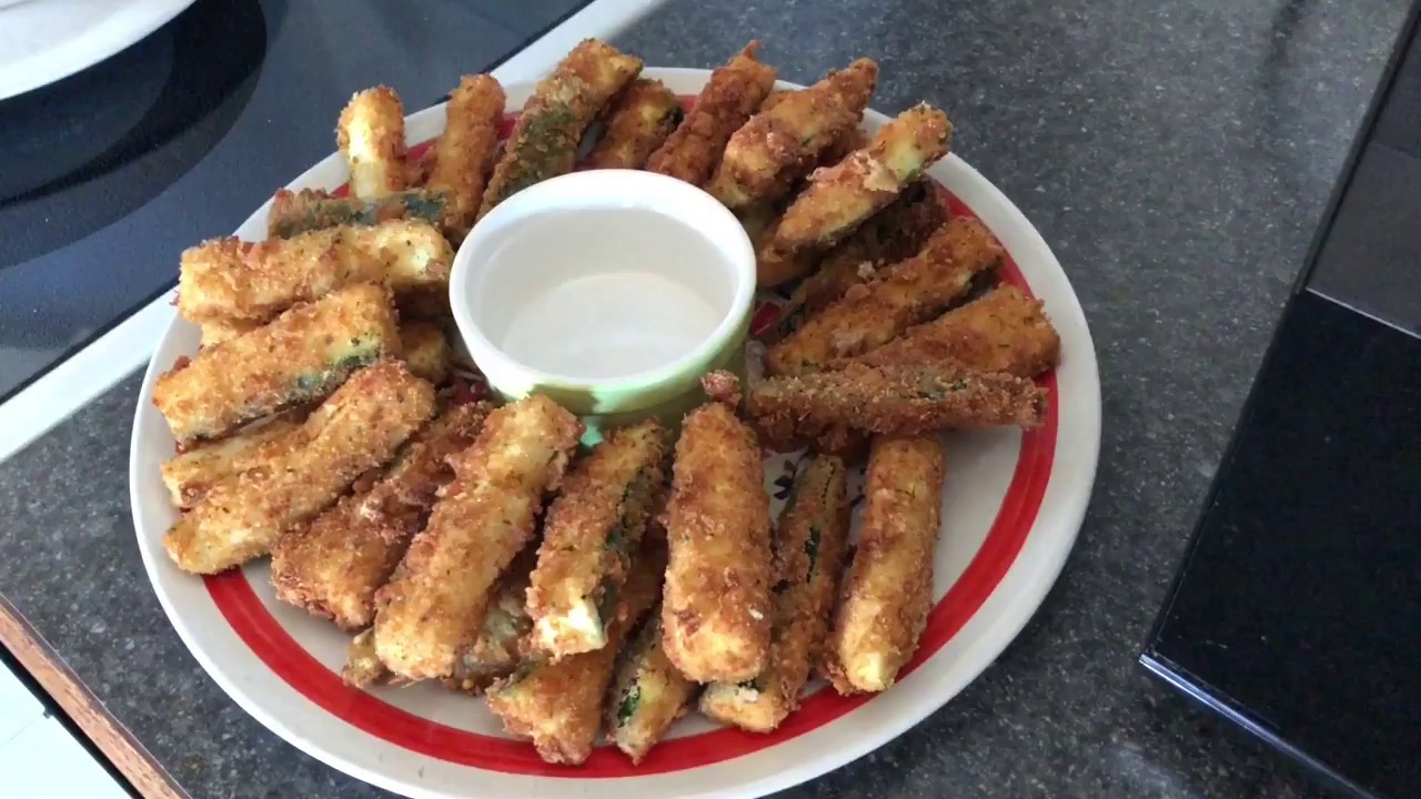 How to Make FRIED ZUCCHINI STICKS / Appetizer Recipe
