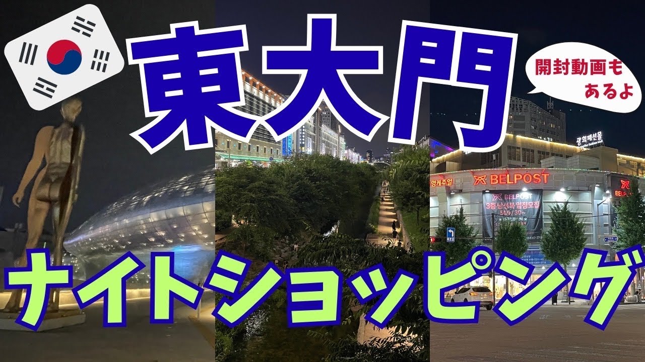 【韓国ひとり旅⑧】東大門老舗ショッピングビルへ潜入‼️開封動画もあります❣️