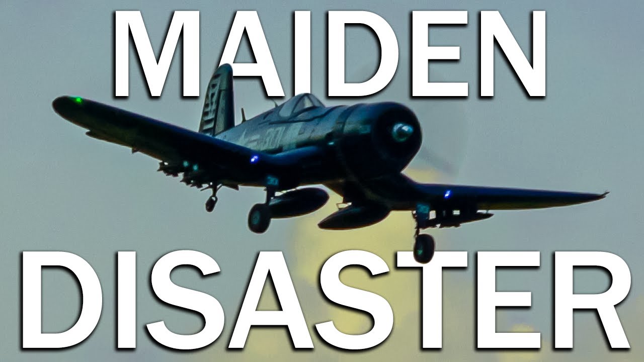 Tail Heavy Planes Fly More Than Once (HobbyKing/Arrows Corsair 1100mm Maiden Flight)