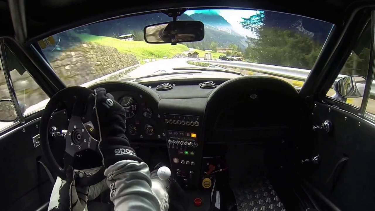 Corvette C2 Vintage Arosa Hill Climb 2015 on board