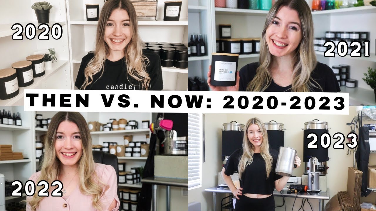 THEN VS. NOW: How My Candle Making & Business Has Changed From 2020-2023