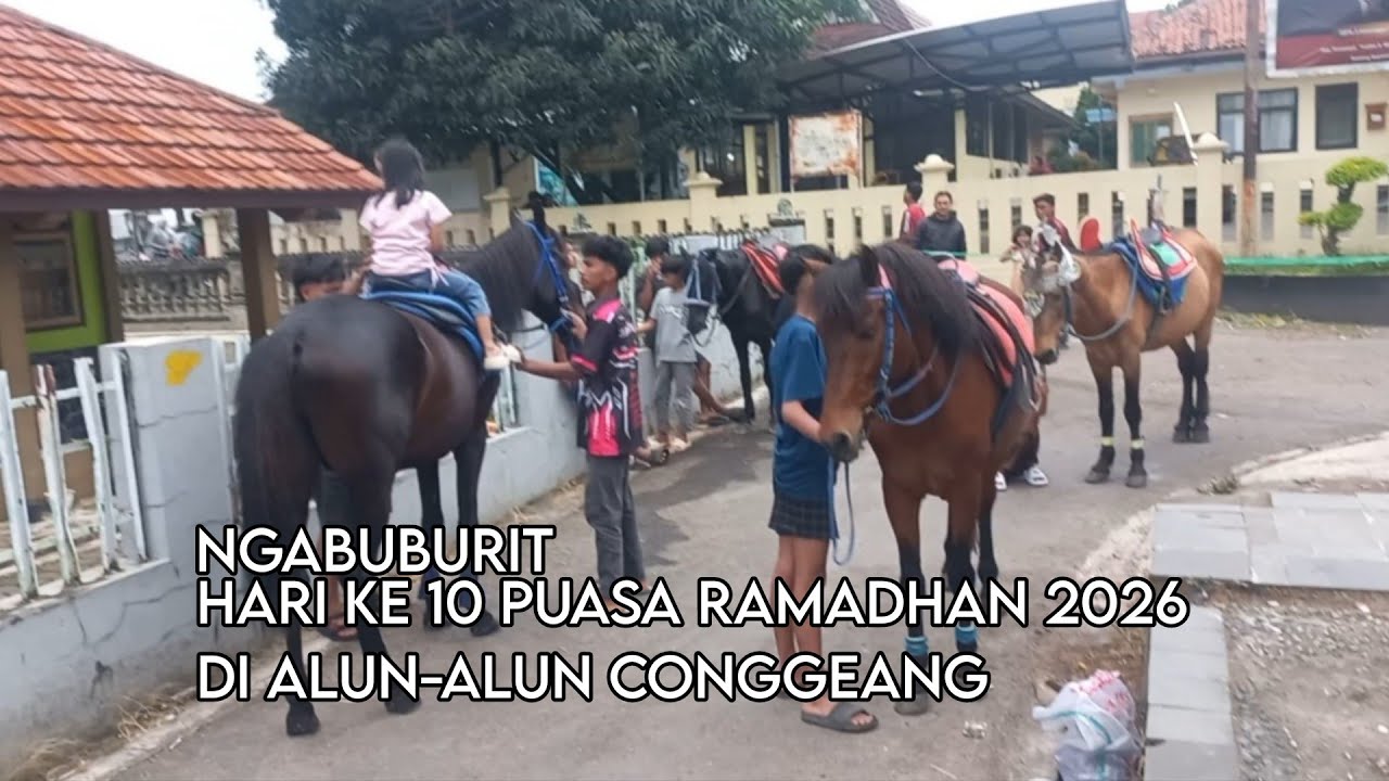 CUACA CERAH KUDA SOLOYONG SELALU ADA DI BAZAR RAMADHAN 2026 DESA CONGGEANG WETAN
