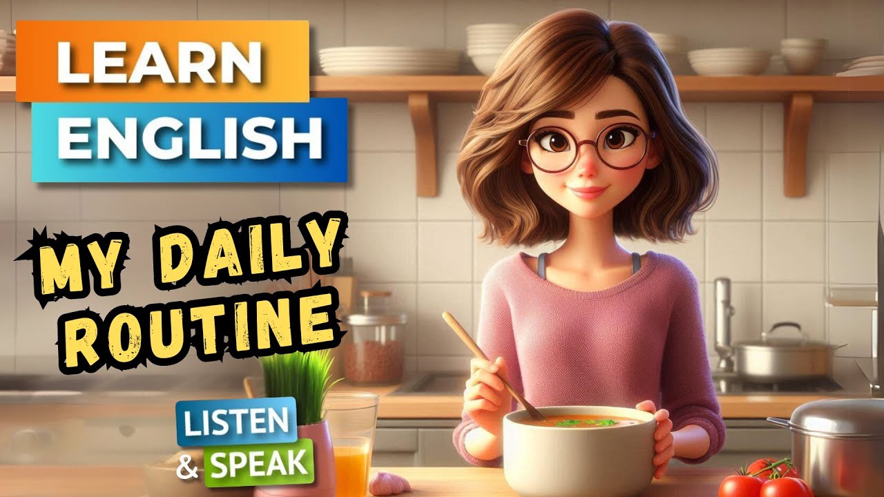 My Daily Routine   | English Stories | English Listening Skills - Speaking Skills.
