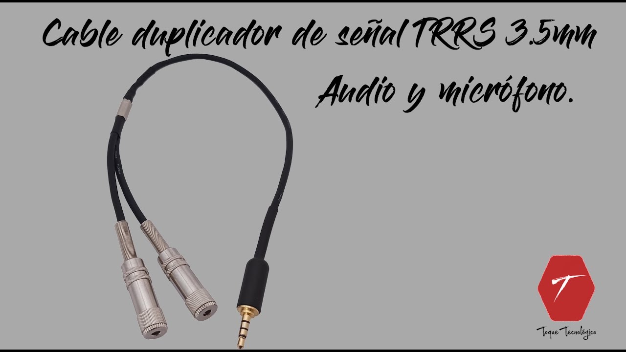 Como ensamblar / hacer / reparar Cable duplicador TRRS 3.5mm audio y micrófono DIY / Cable trifónico