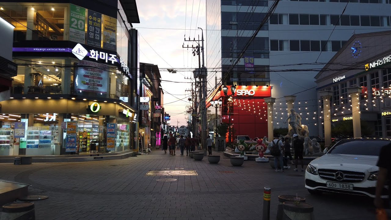 [4k walk korea] Munhwaro, Gumi-si, 구미시 문화로, 2020,06.14