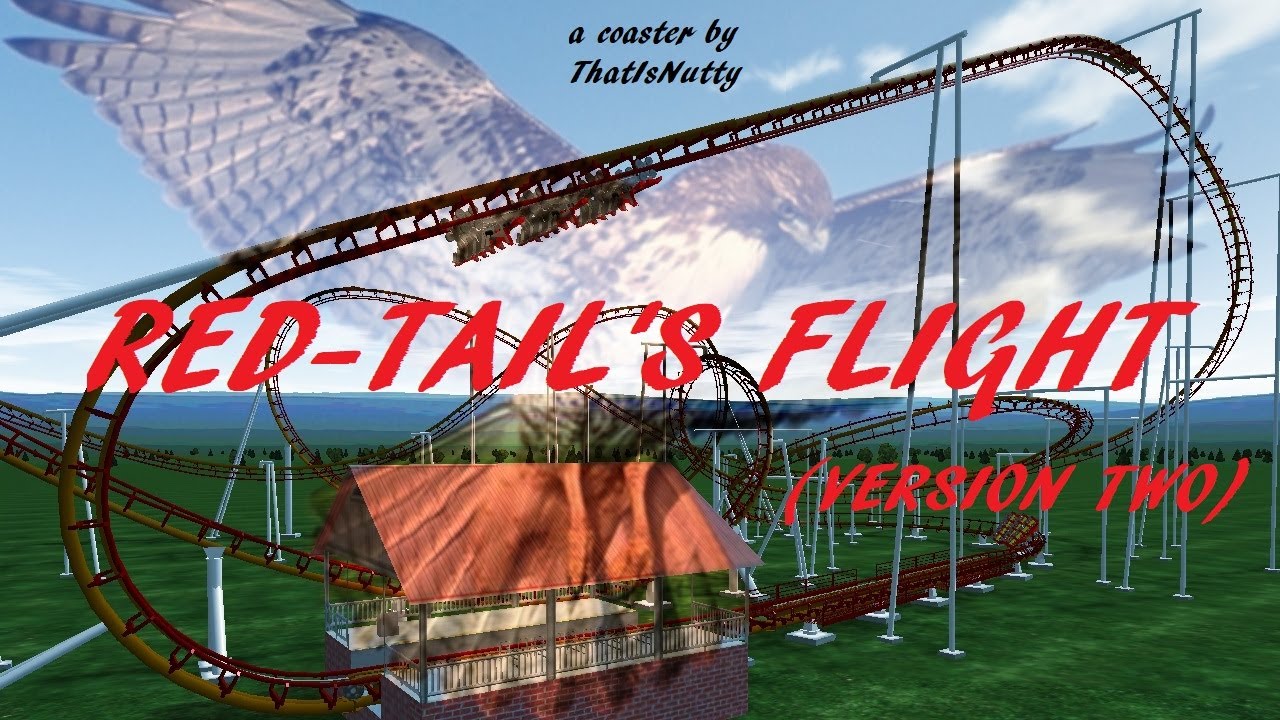Red-Tail's Flight (version 2) - a nolimits flying coaster