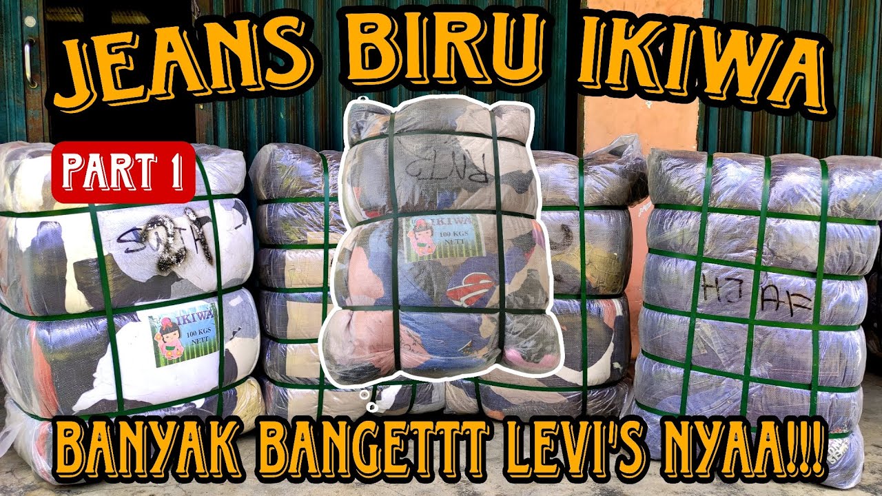 BONGKAR BALL JEANS BIRU/DENIM IKIWA HJAF, KOK BISA LEVI'S NYA SEBANYAKK INIII⁉️