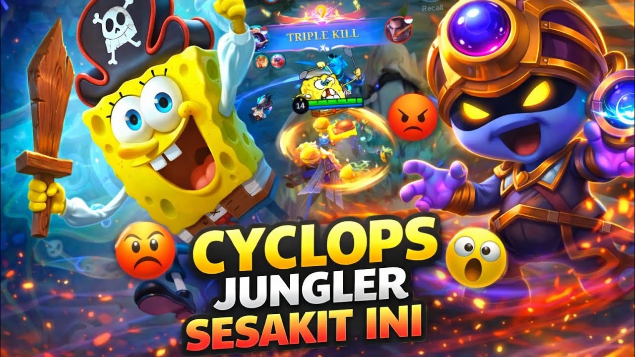CYCLOPS JUNGLER SE-SAKIT INI??? DAMAGENYA GAK NGOTAK!!