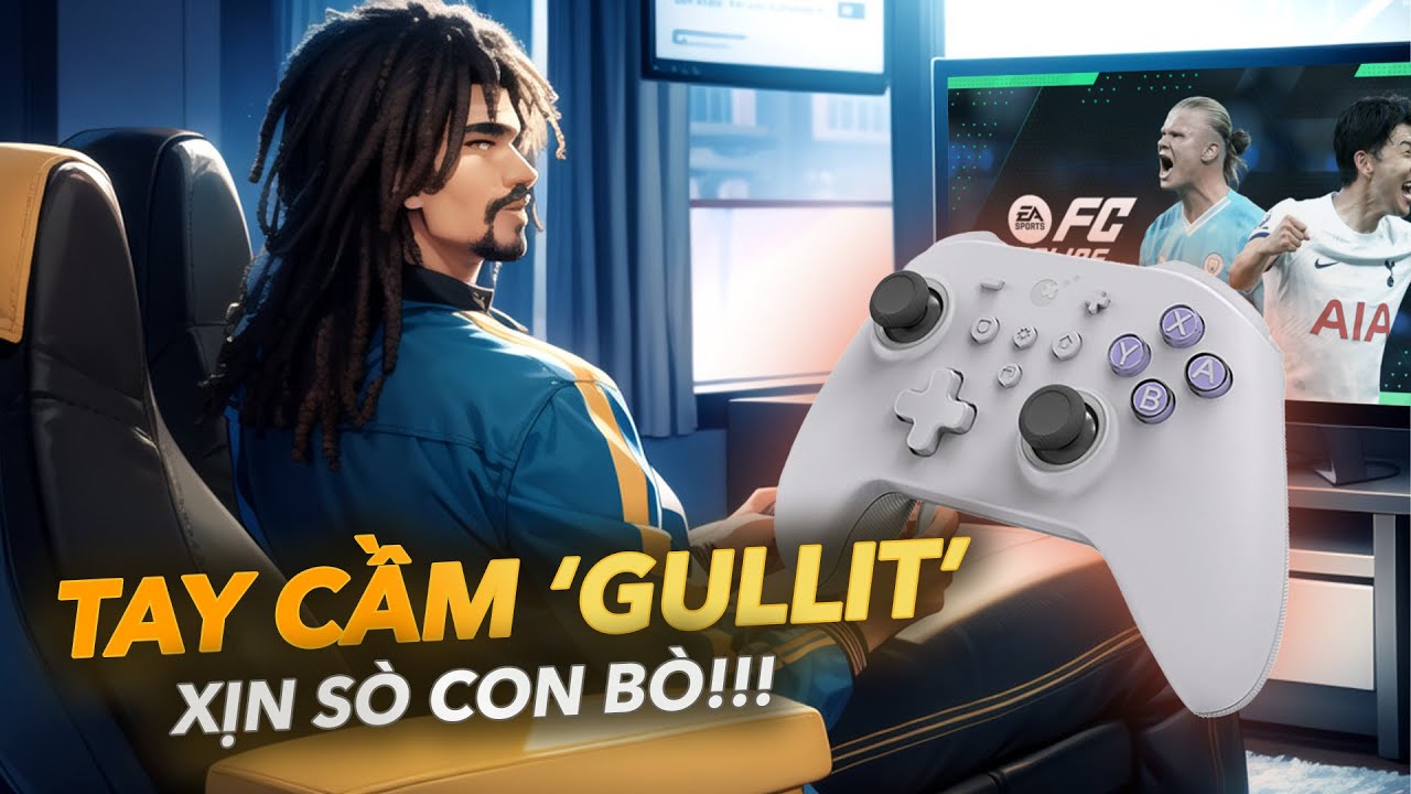 Đập hộp tay cầm GuliKit KK3 MAX - rê bóng 'mượt' như Gullit | Review công nghệ