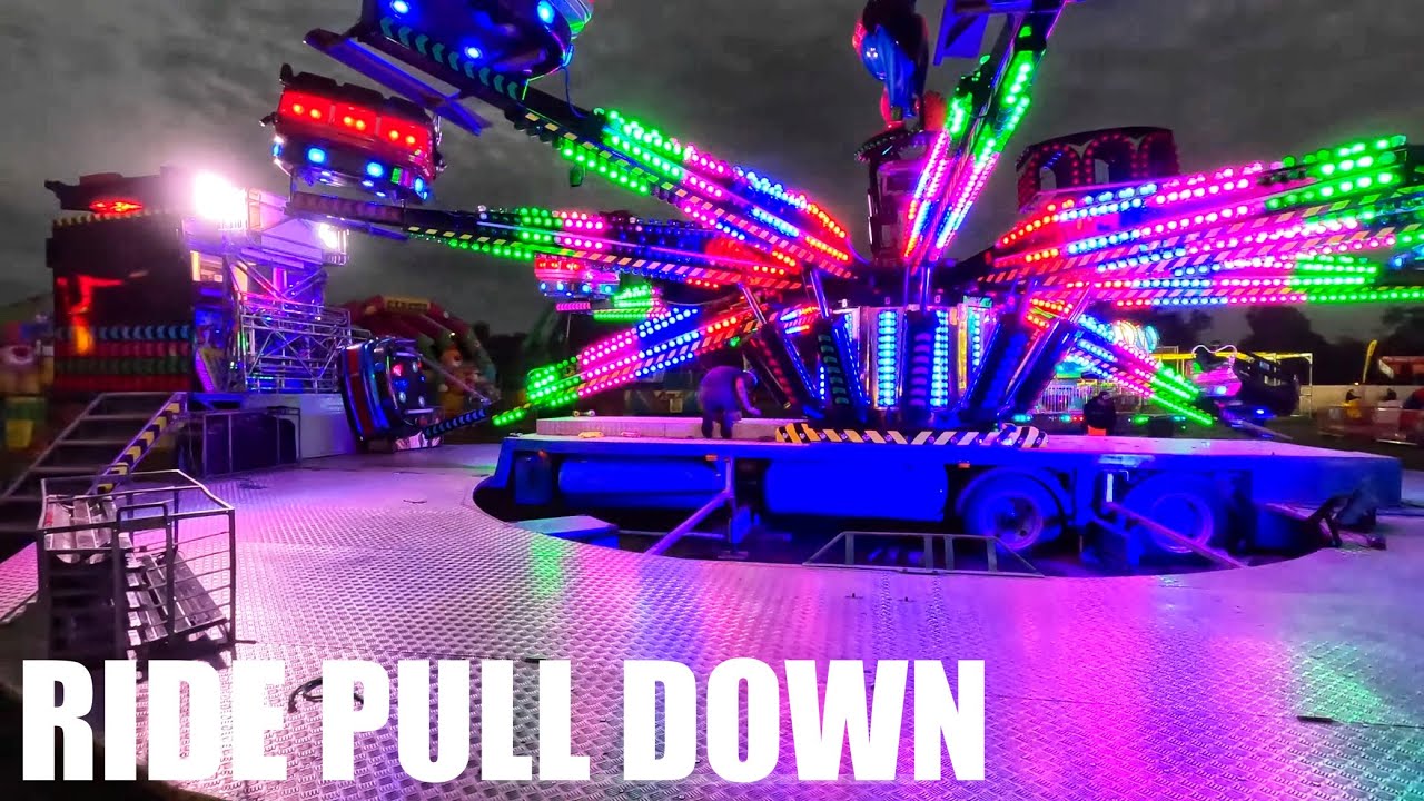 Safeco Jump & Smile Ride Pull Down Video - Crazy Frogs Tear down at Funpark.