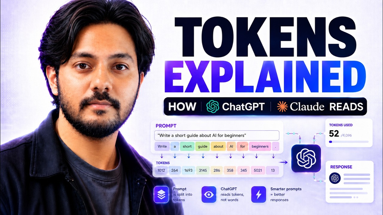 Stop Wasting Tokens - How Claude / ChatGPT Actually Reads Your Prompt | Tokens Explained Visually
