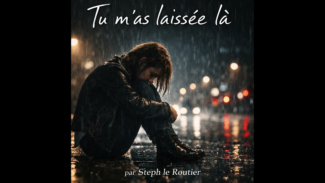 Tu m as laissée là!