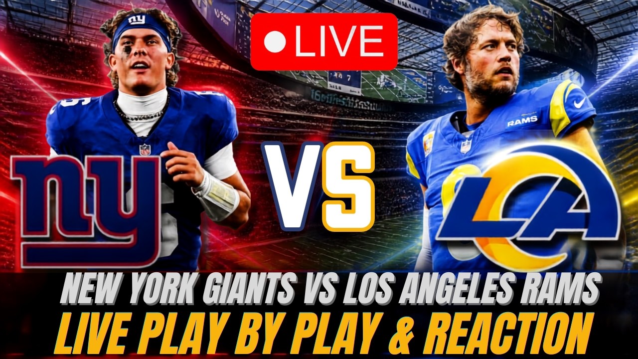 New York Giants vs Los Angeles Rams Live Play by Play & Reaction