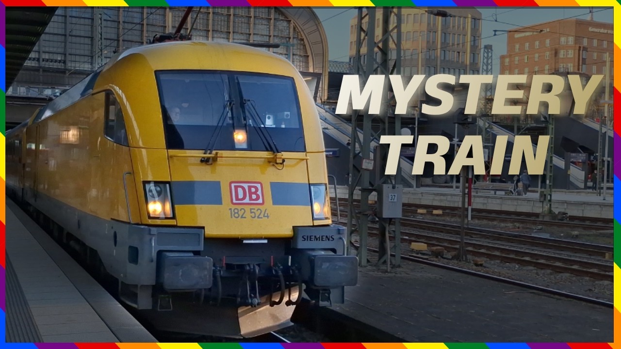 I found this weird yellow train in Hamburg. What does it do?