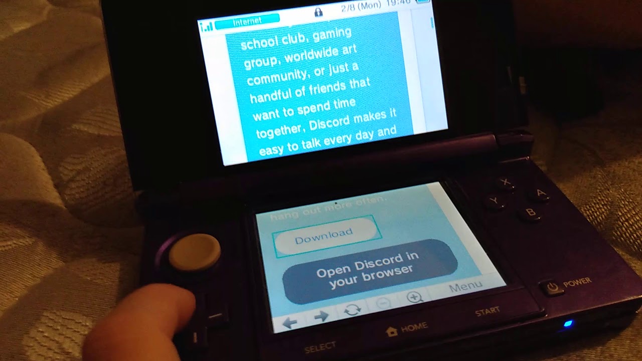 discord on a 3ds