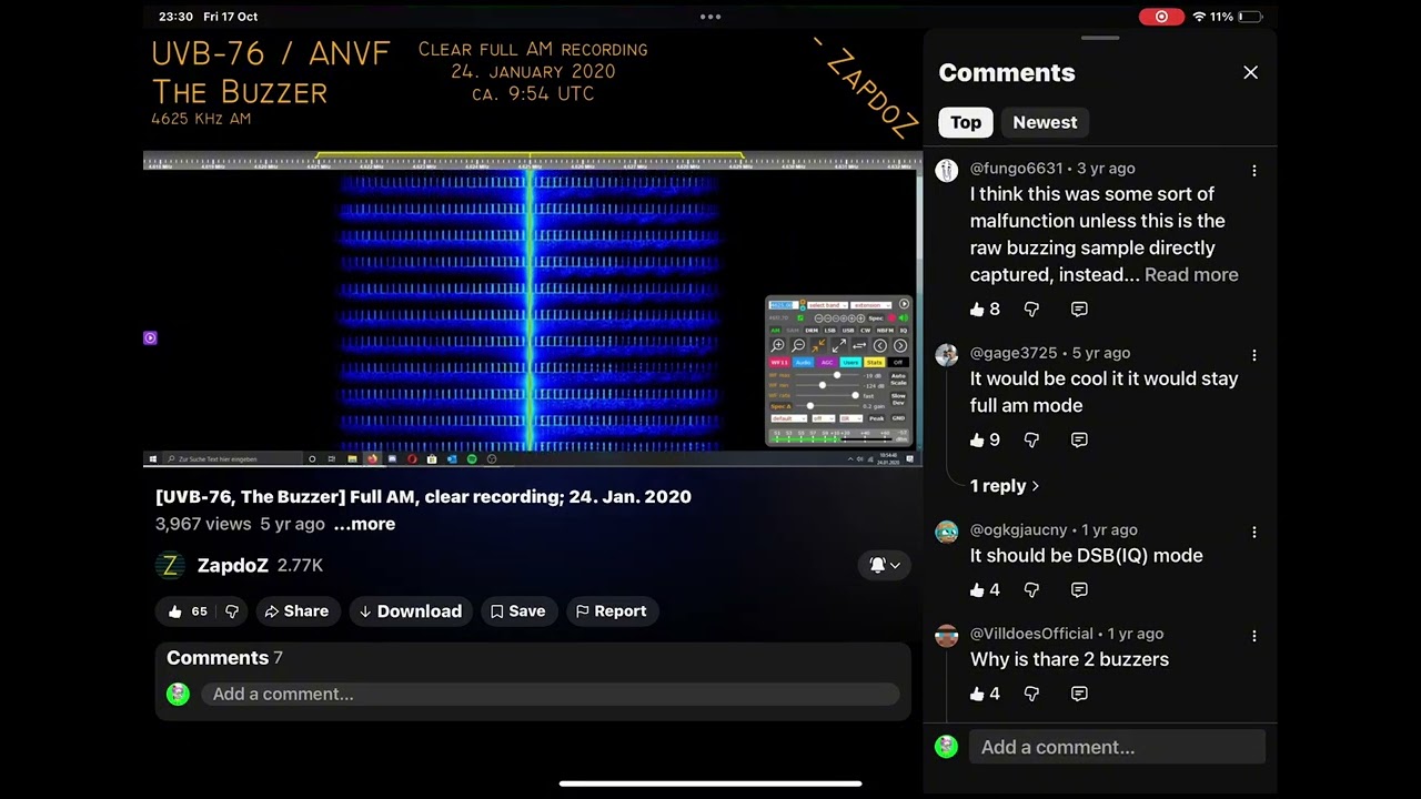 UVB-76 test video with wolfychu’s voice