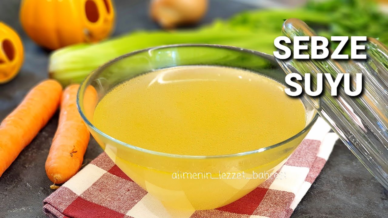 Sebze Suyu (Sebze Stok) Nasıl Yapılır?😉🥕🧅🧄🌿
