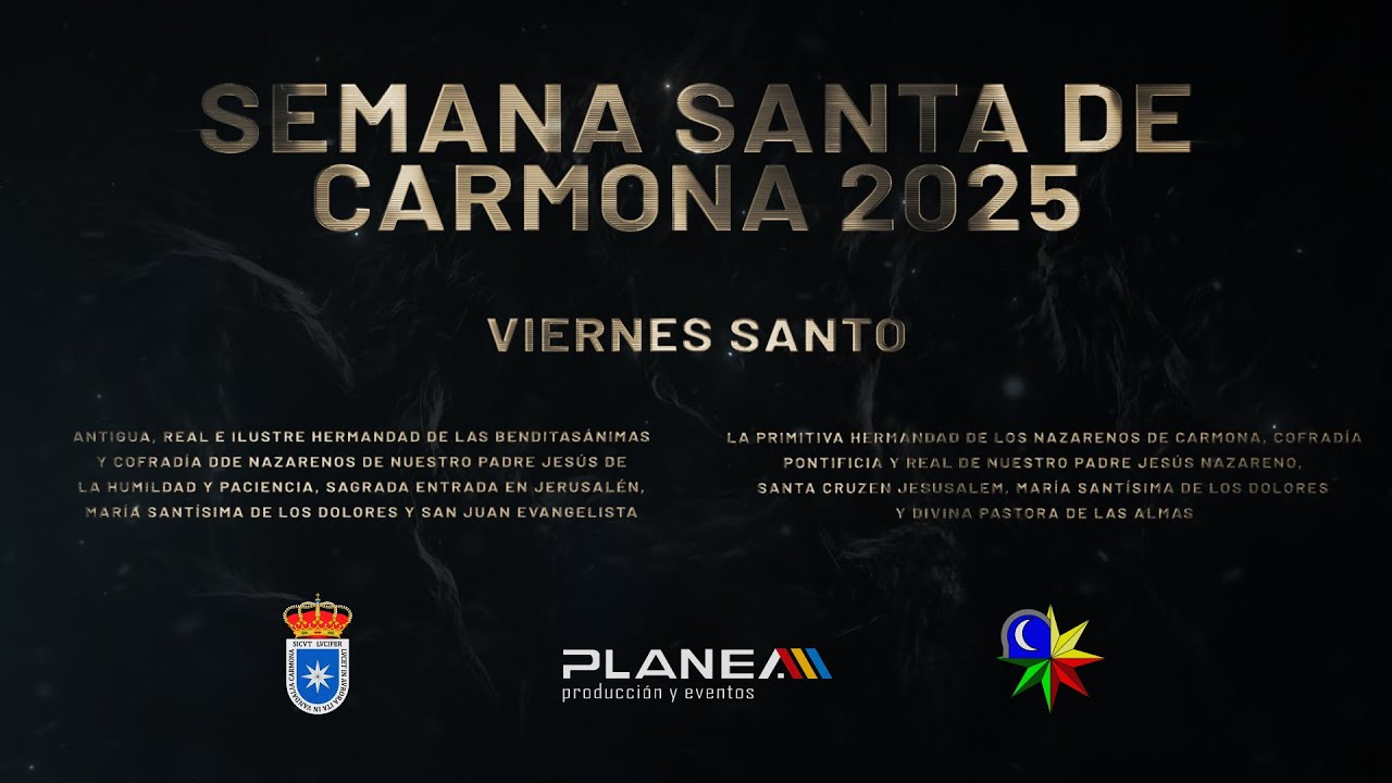 Viernes Santo tarde, Semana Santa de Carmona 2025.