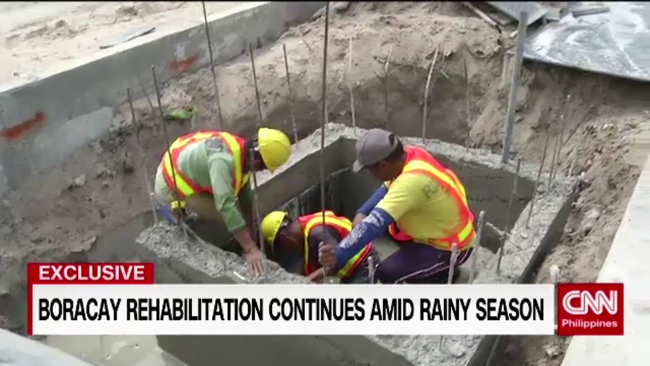 [EXCLUSIVE] Boracay rehabilitation continues amid rainy season