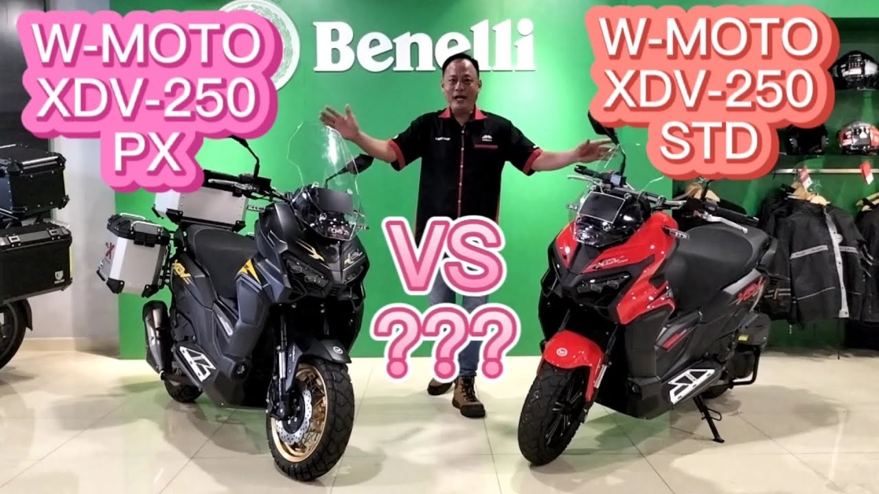 [[W-MOTO XDV-250PX]] VS [[W-MOTO XDV-250 STD]]#wmoto#mforce#scooterbike#shbikerssdnbhd #facebook